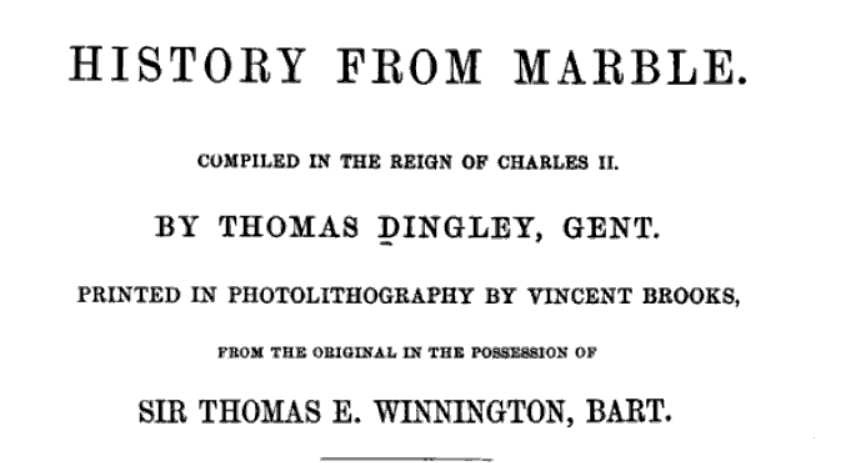 History From Marble